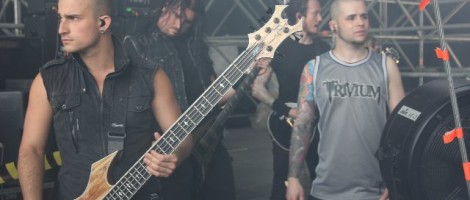 Trivium sul palco del Gods Of Metal 2012